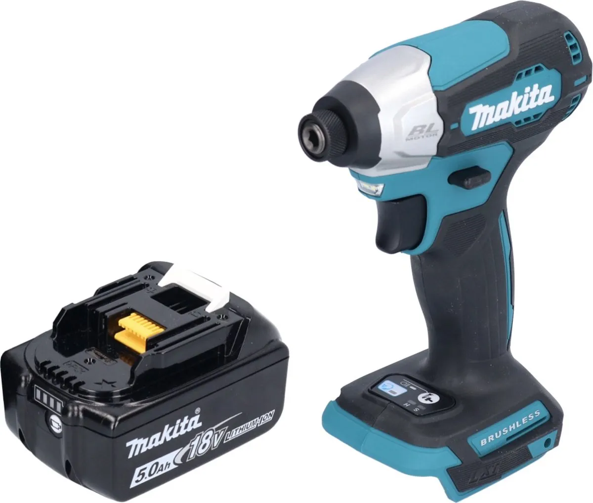 Makita DTD 157 T1 Slagmoersleutel 18V 140Nm - 1x 5,0Ah - afbeelding 2 van 5