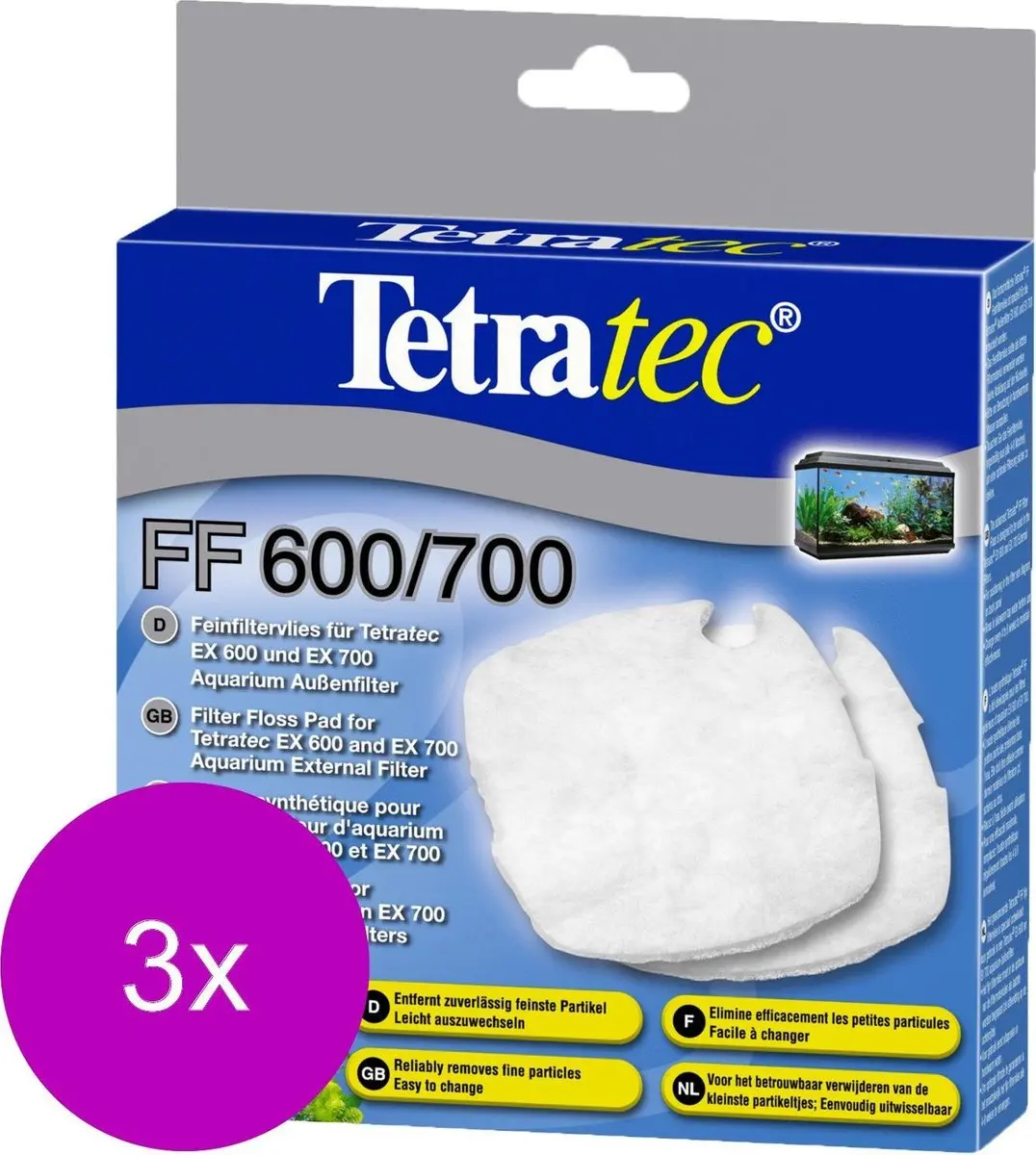 Tetra Tec Ex Ff Filtervlies - 6 Stuks