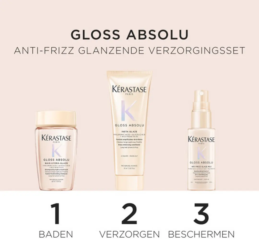 Kérastase Gloss Absolu Anti-Frizz Set - 280ml