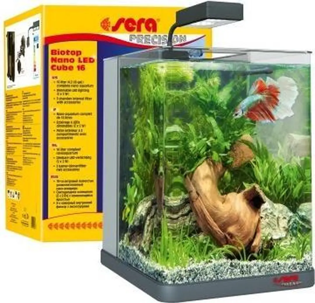 Sera Nano LED Cube Aquarium 16L