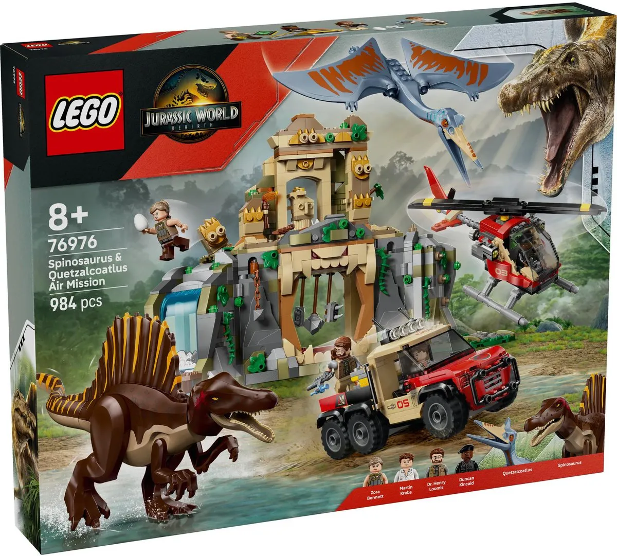 LEGO Jurassic World Spinosaurus & Quetzalcoatlus 76976