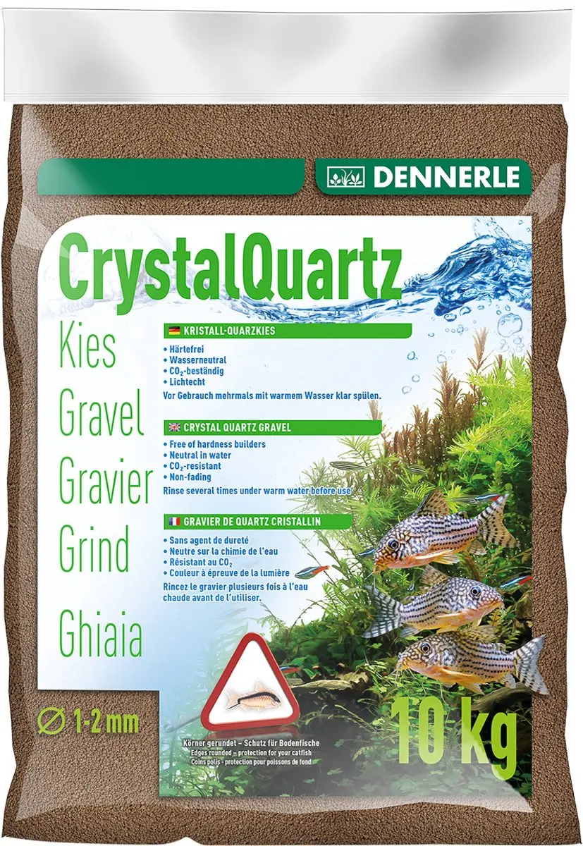 Dennerle Kristal Kwartsgrind Donkerbruin 10kg