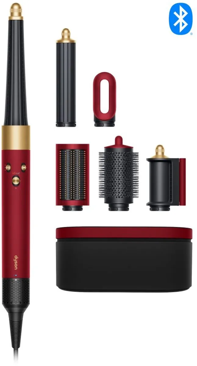 Dyson Airwrap i.d. Straight+Wavy - Multistyler - Föhnborstel - Krulborstel - Red Velvet/Goud