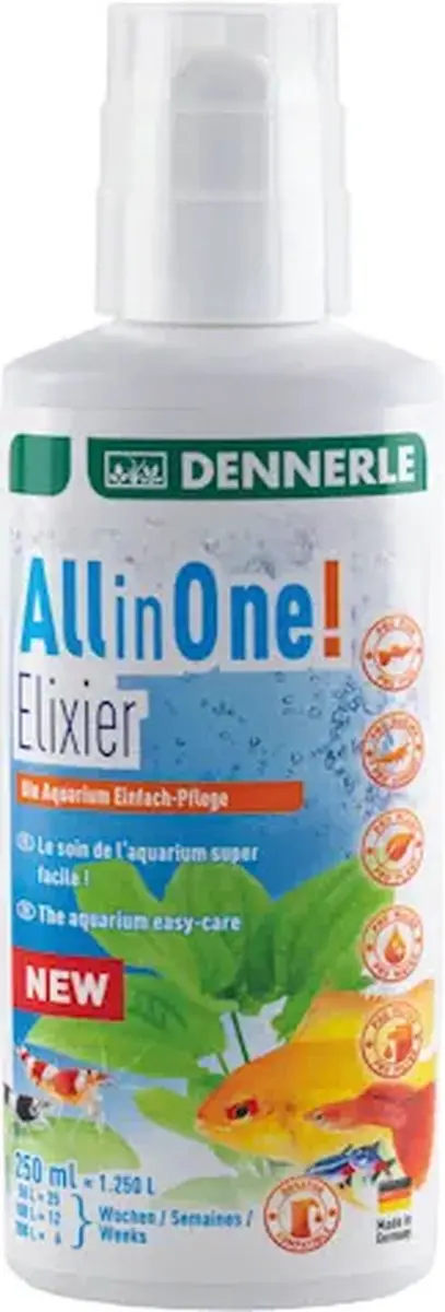 Dennerle All in One Elixier 250ml - Aquariumwater