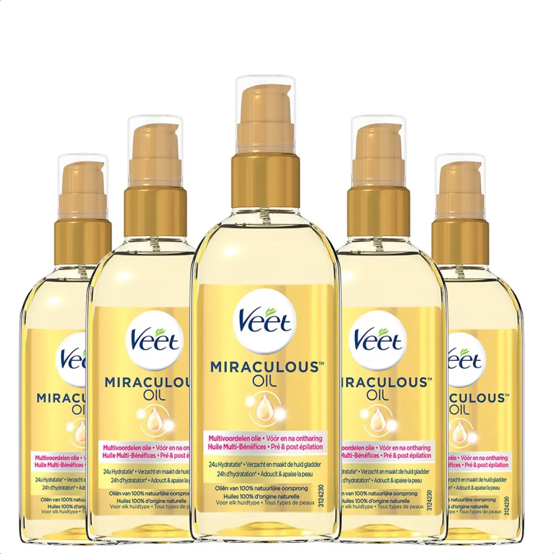 Veet Voedende Olie Arganolie 500ml - 5x100ml