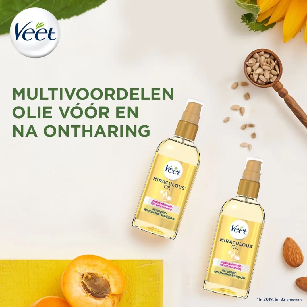 Veet Voedende Olie Arganolie 500ml - 5x100ml