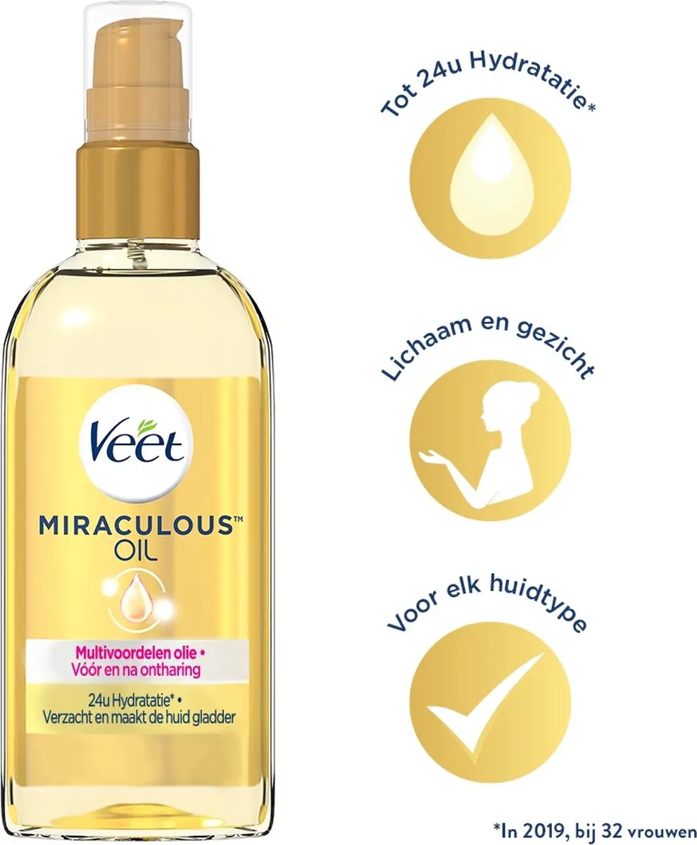 Veet Voedende Olie Arganolie 500ml - 5x100ml