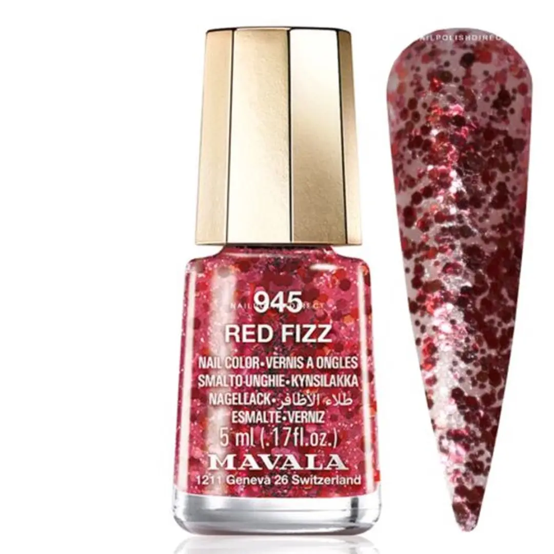 Mavala Nagellak 945 Rood Glitter 5ml