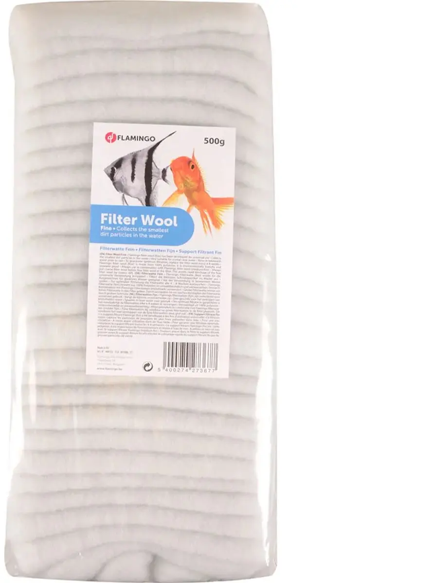 Flamingo Aquarium Filterwatten Wit