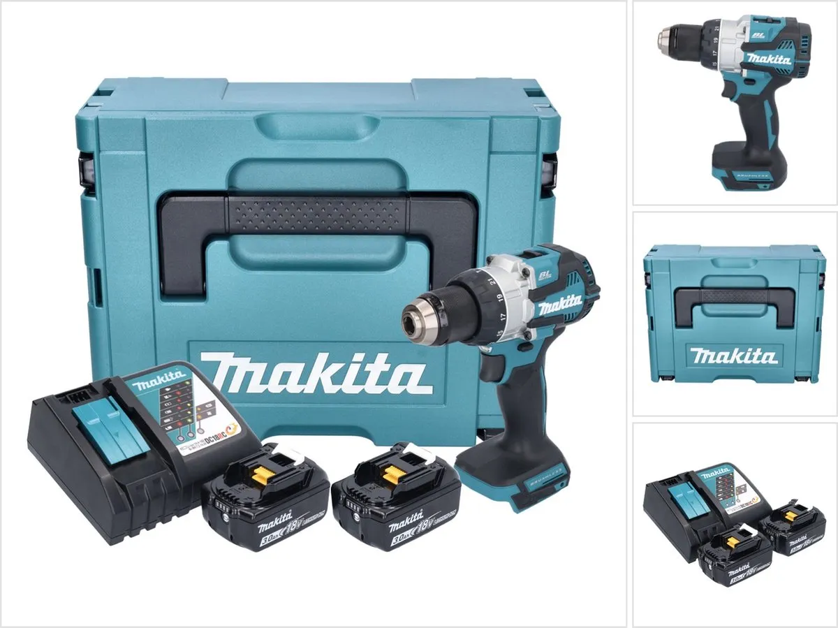 Makita DHP 489 RFJ Klopboormachine 18V