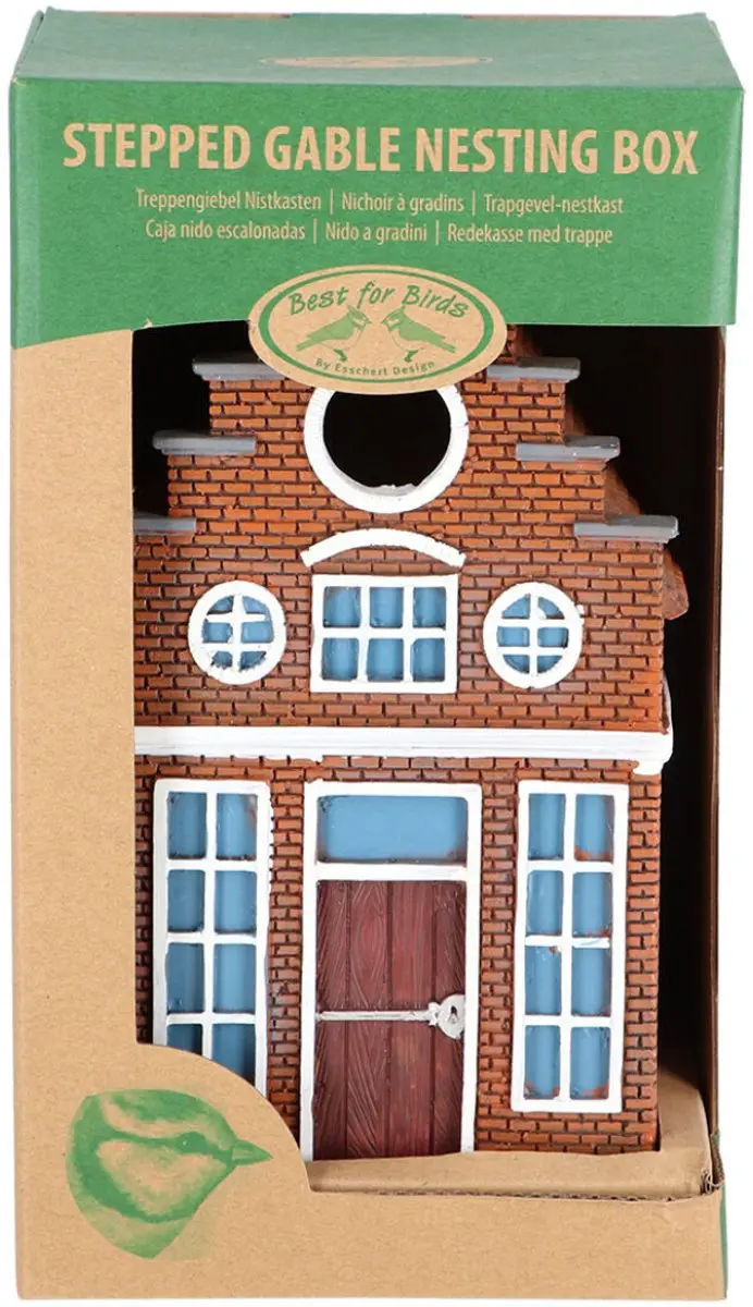 Esschert Design Vogelhuisje Hangend - Steenrood