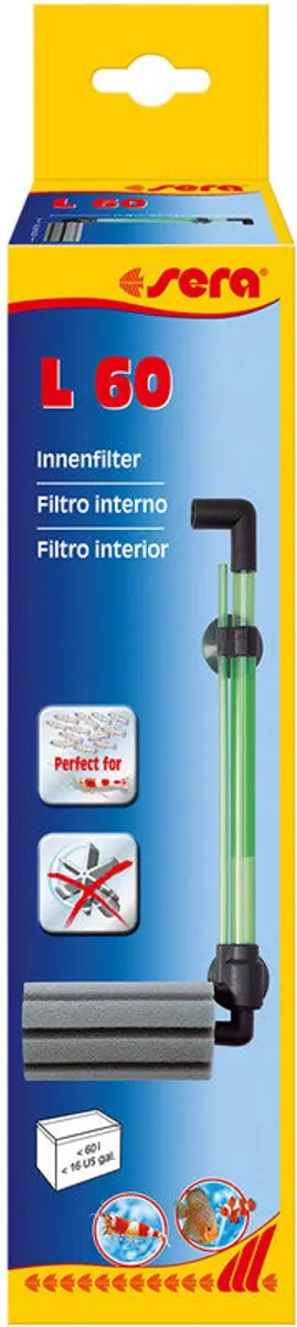 Sera Binnenfilter SPONSFILTER - 60 l/h - 60 liter