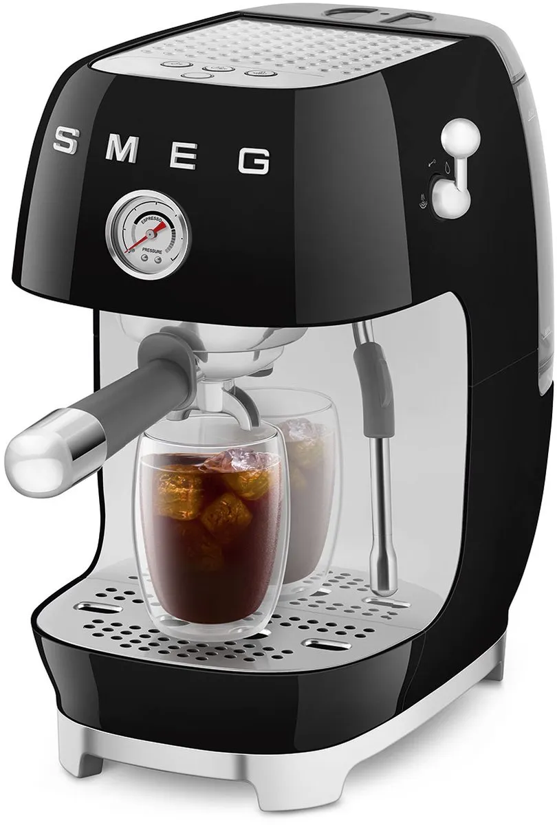 Smeg ECF03BLEU Handmatige Espressomachine - 1600W - 2 Kopjes