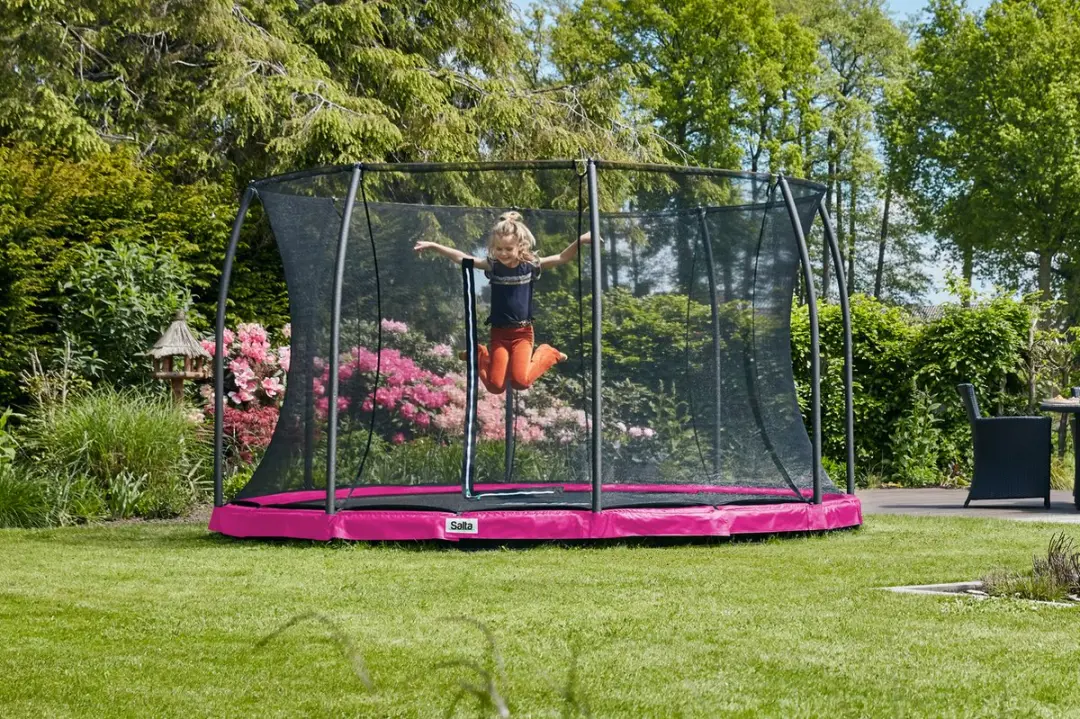 Salta Comfort Edition Ground Trampoline 251cm - Roze