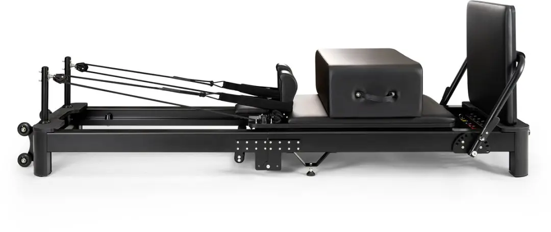 Mewave Pilates Reformer Premium Zwart