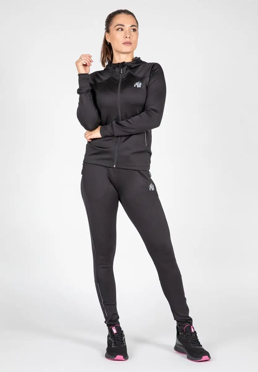 Gorilla Wear Halsey Trainingsjas - Zwart M