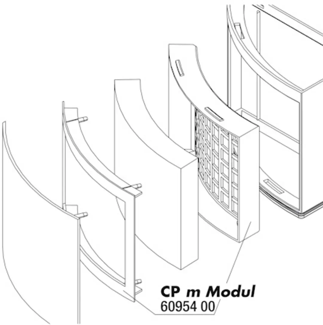 JBL CristalProfi m Houder Modul Filter