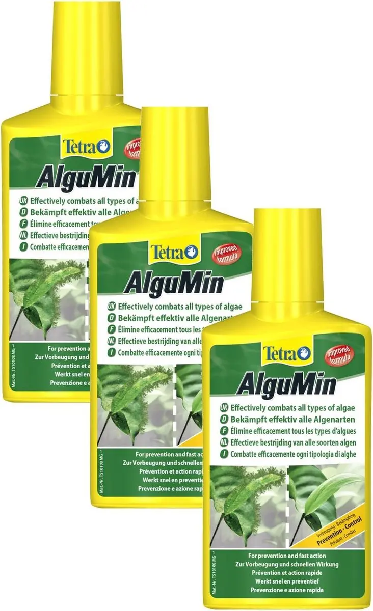 Tetra Aqua Algumin Bio Algenremmer 250ml