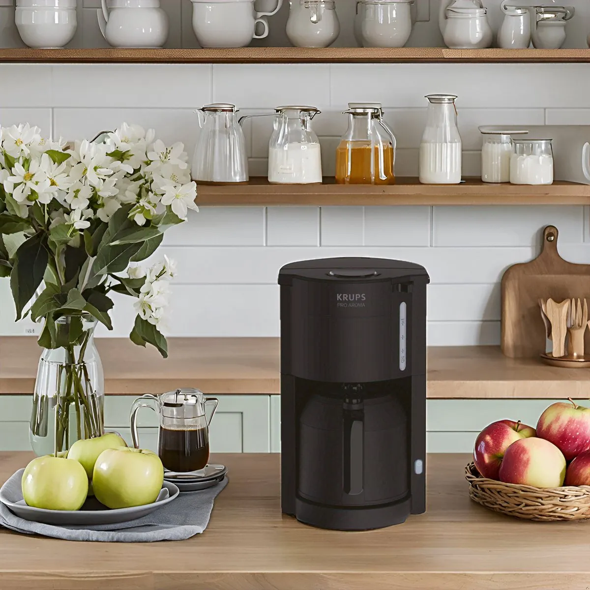 Krups Pro Aroma KM3038 Filterkoffiezetapparaat 1.25L - Zwart