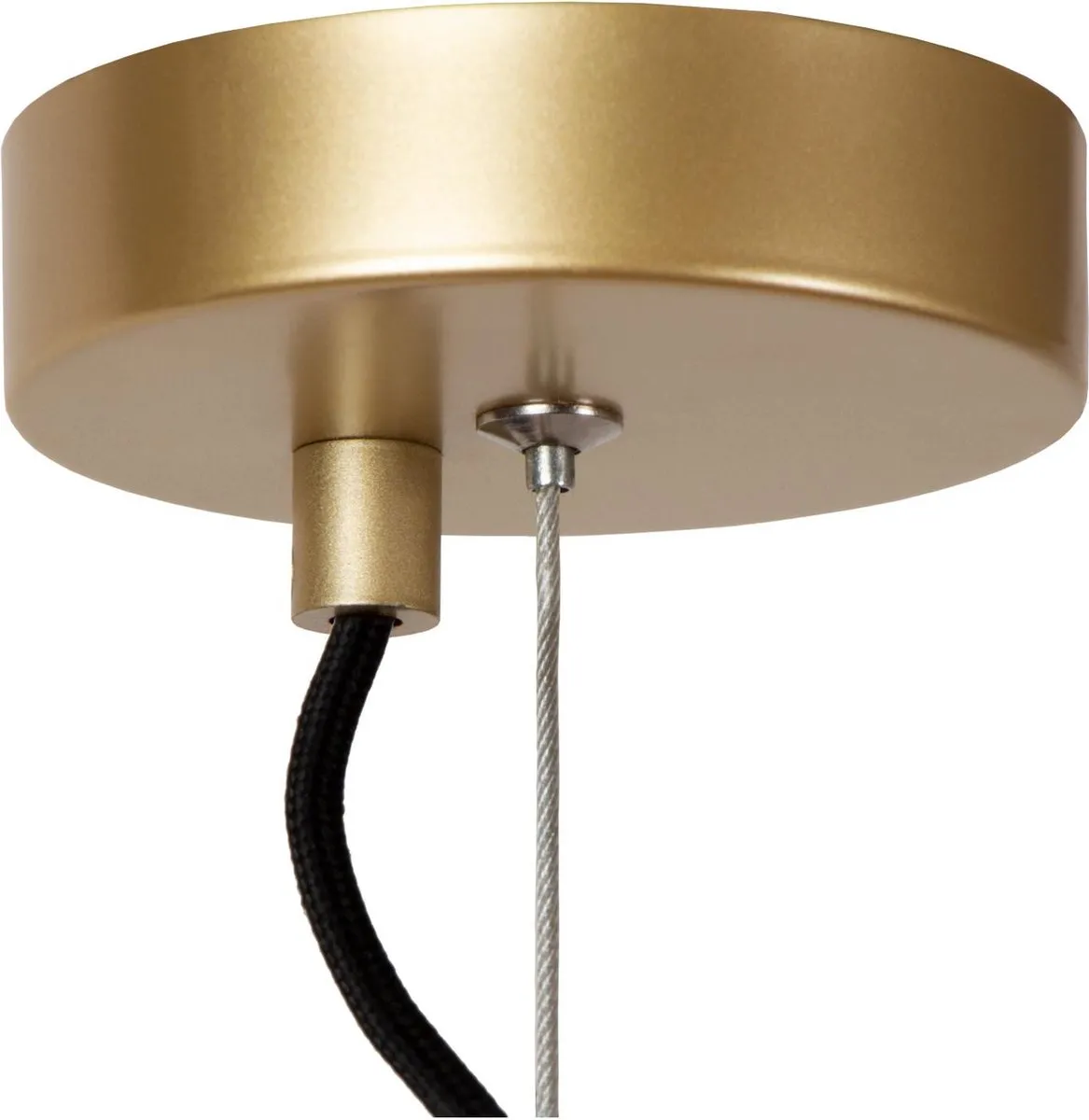 Lucide HANNELORE Hanglamp Ø40cm - Mat Goud/Messing