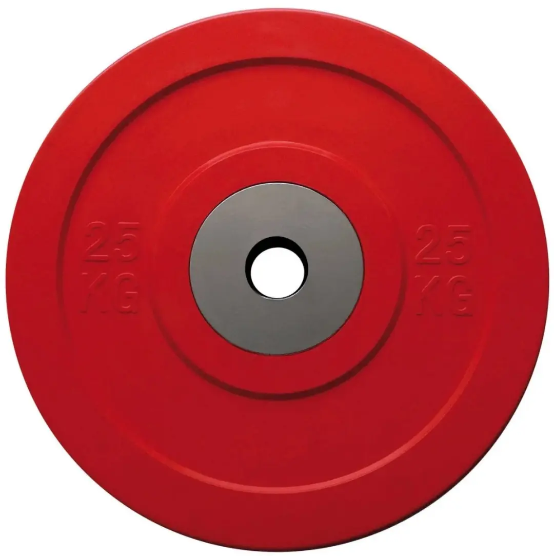 Toorx Fitness Bumper Plates Challenge 25kg - Zwart