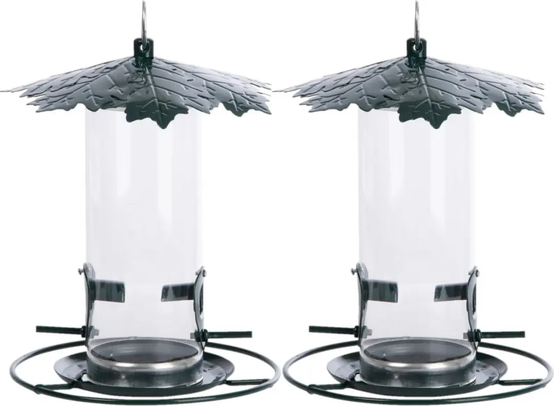 Esschert Design Vogelvoedersilo 23cm - Zilver