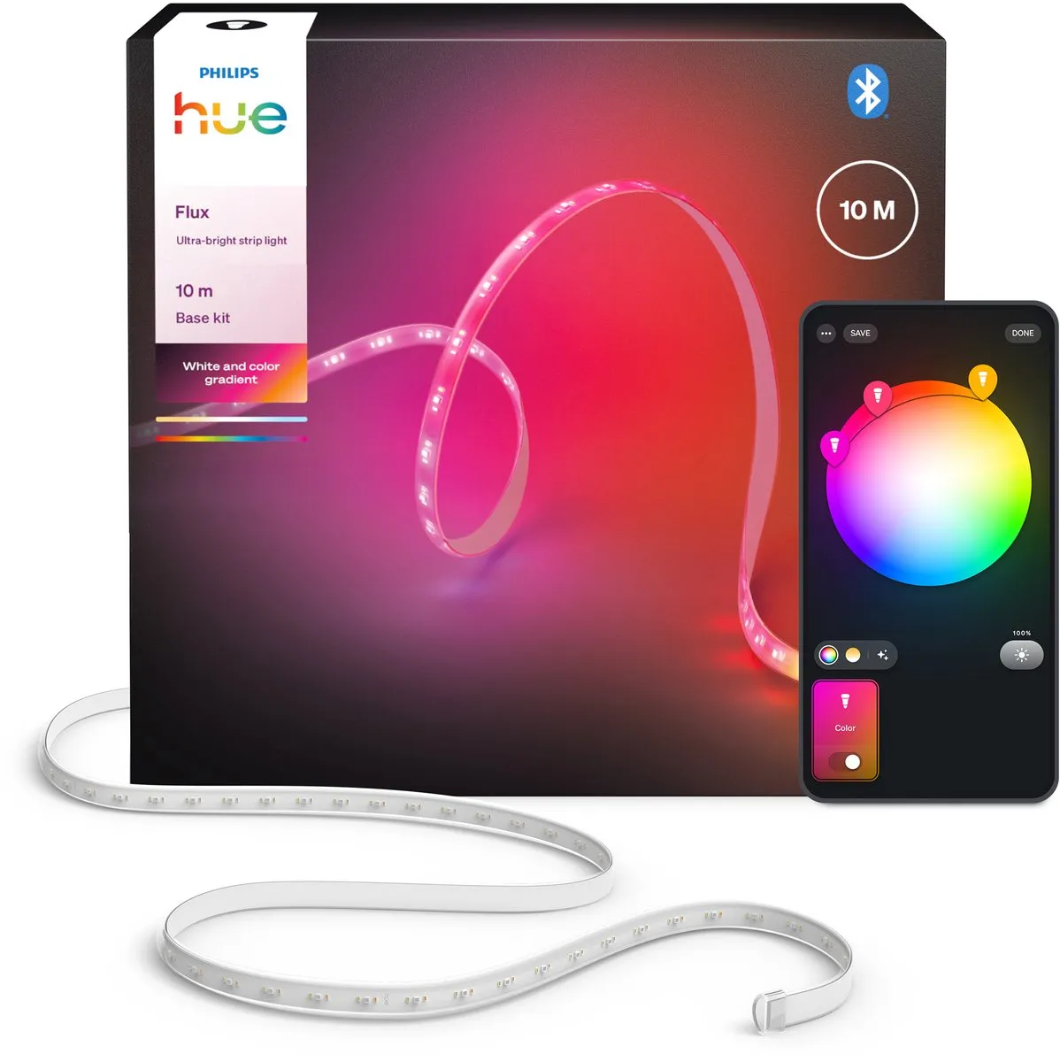 Philips Hue Flux Ultraheldere LED Strip 10m - 6000 Lumen