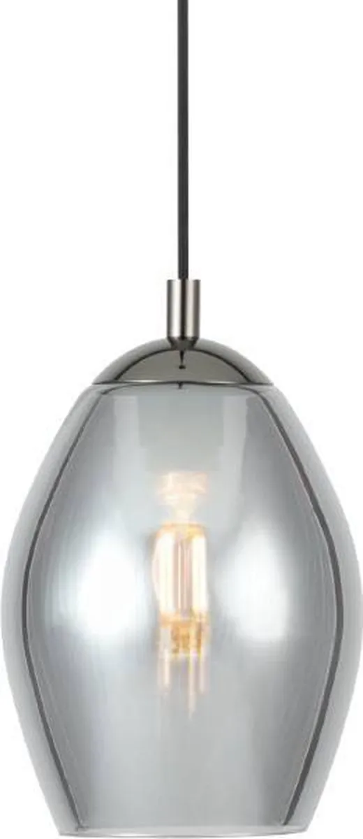 Eglo Estanys Hanglamp Ø19cm - 4 Lichts - Grijs/Zwart