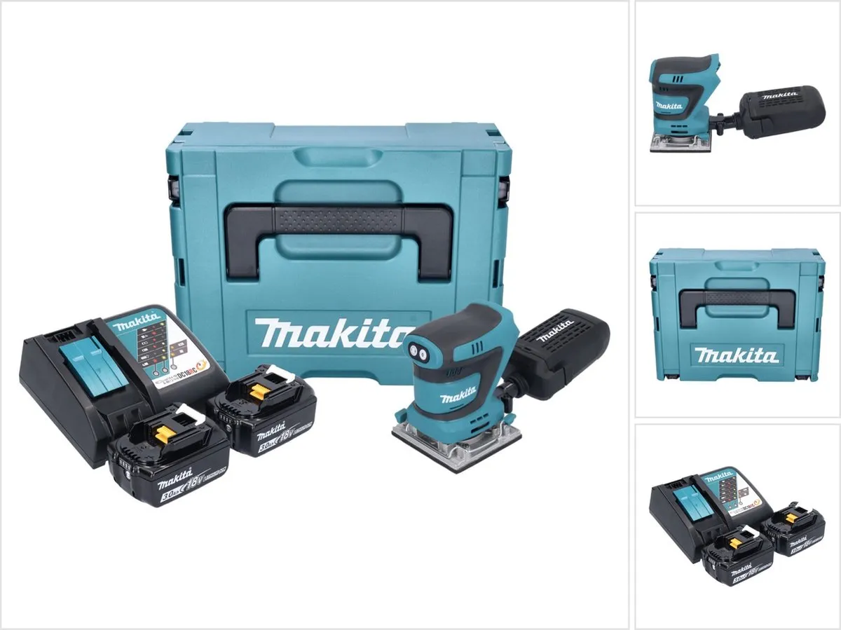 Makita DBO 484 RFJ Excentrische Schuurmachine 18V