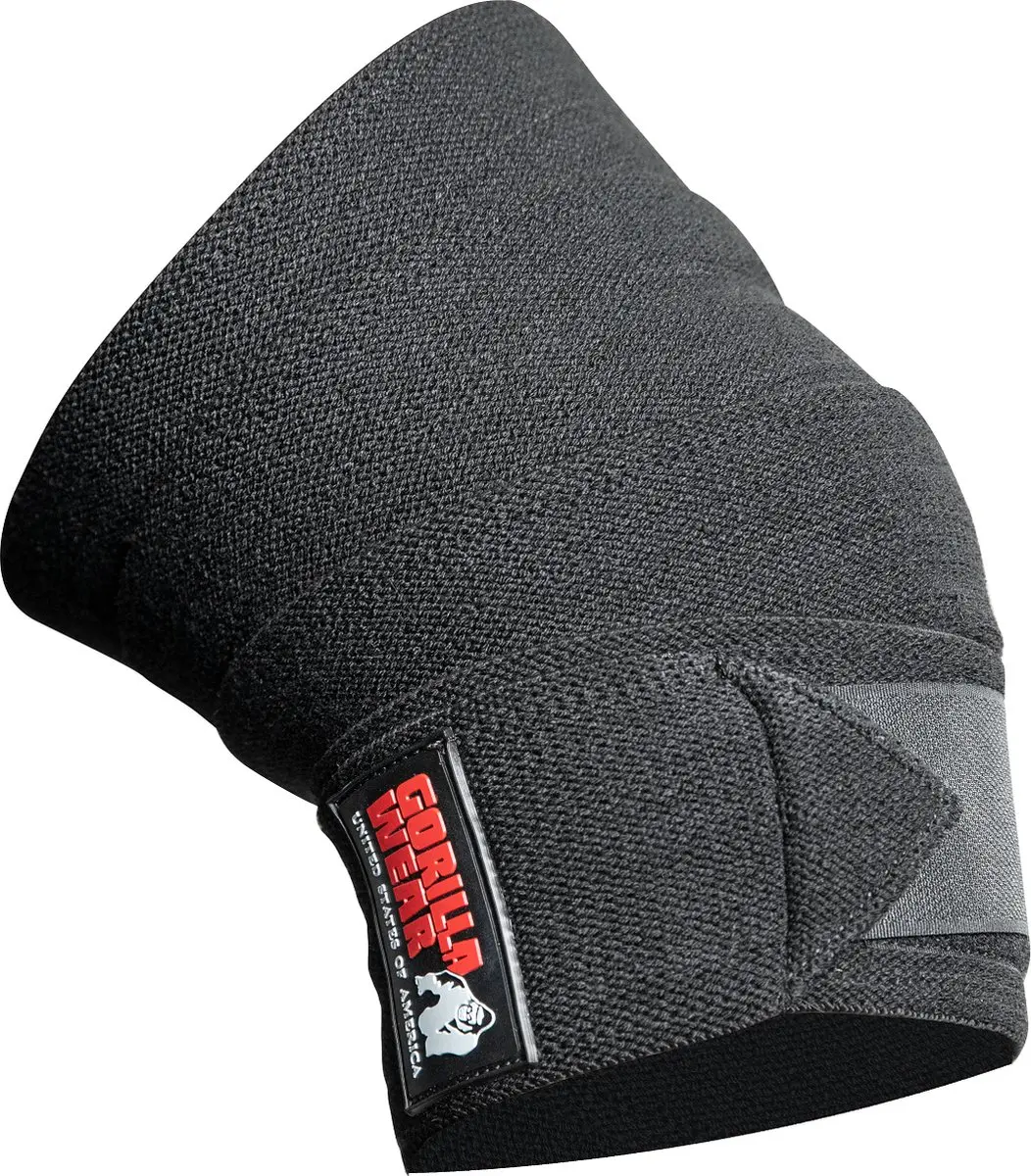Gorilla Wear Knee Wraps 200cm - Zwart