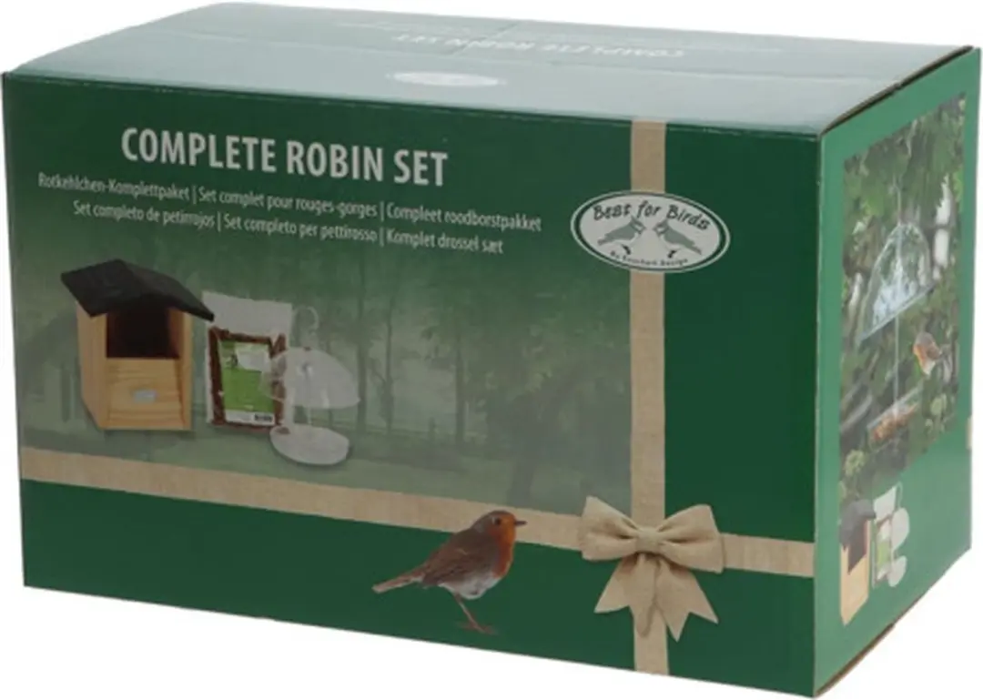 Esschert Design Pakket Roodborstje - 3 Stuks
