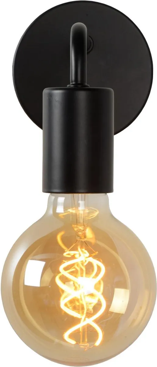 Lucide Scott Wandlamp E27 - Zwart