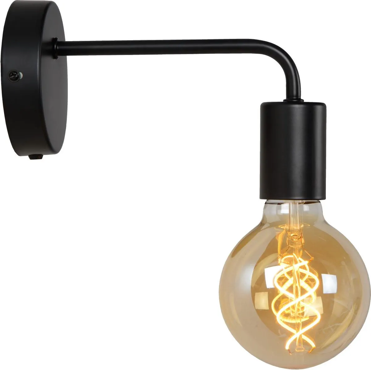 Lucide Scott Wandlamp E27 - Zwart