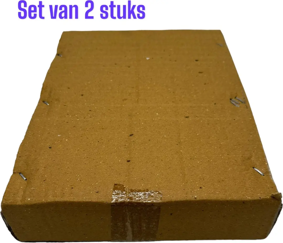 Esschert Design Vogelbad Set - 2 Stuks Keramiek Wit - 24cm