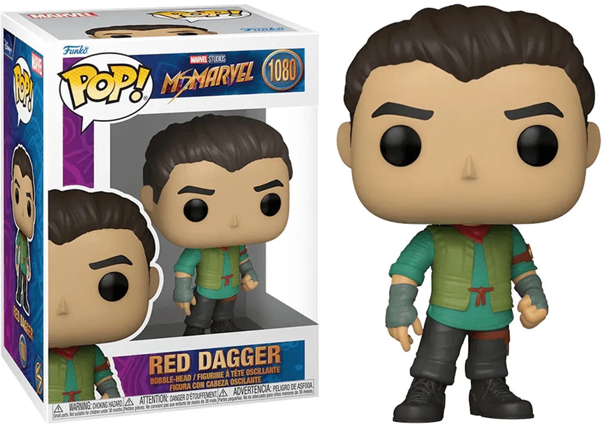Funko Marvel POP! Miss Marvel Red Dagger 58771 - 9cm Multicolor