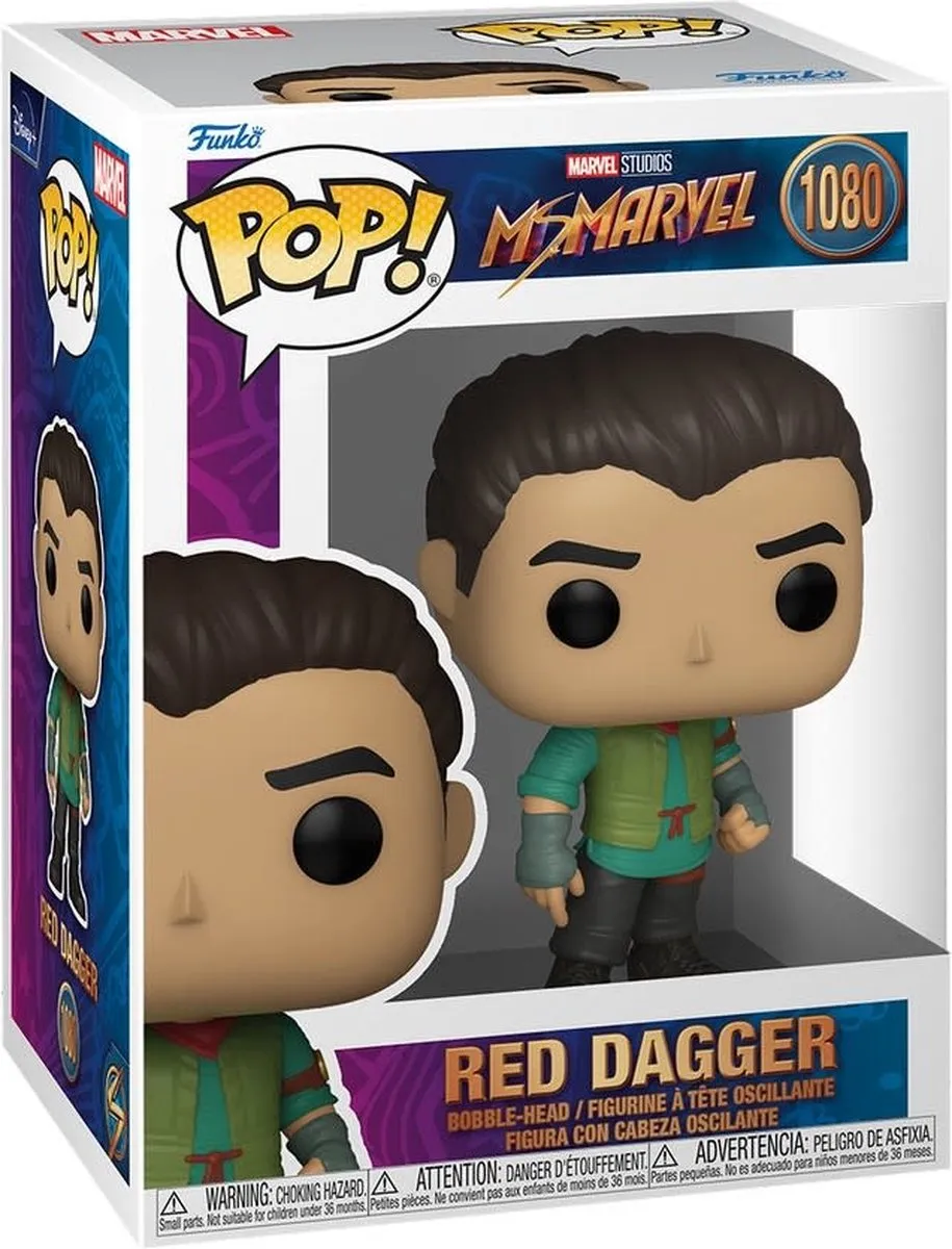 Funko Marvel POP! Miss Marvel Red Dagger 58771 - 9cm Multicolor