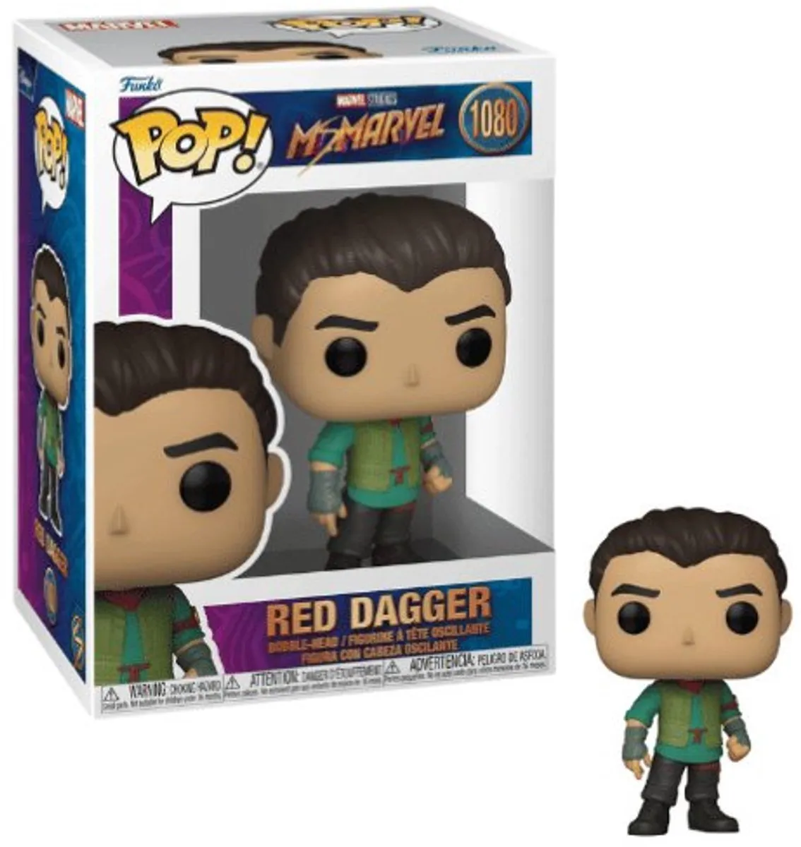 Funko Marvel POP! Miss Marvel Red Dagger 58771 - 9cm Multicolor