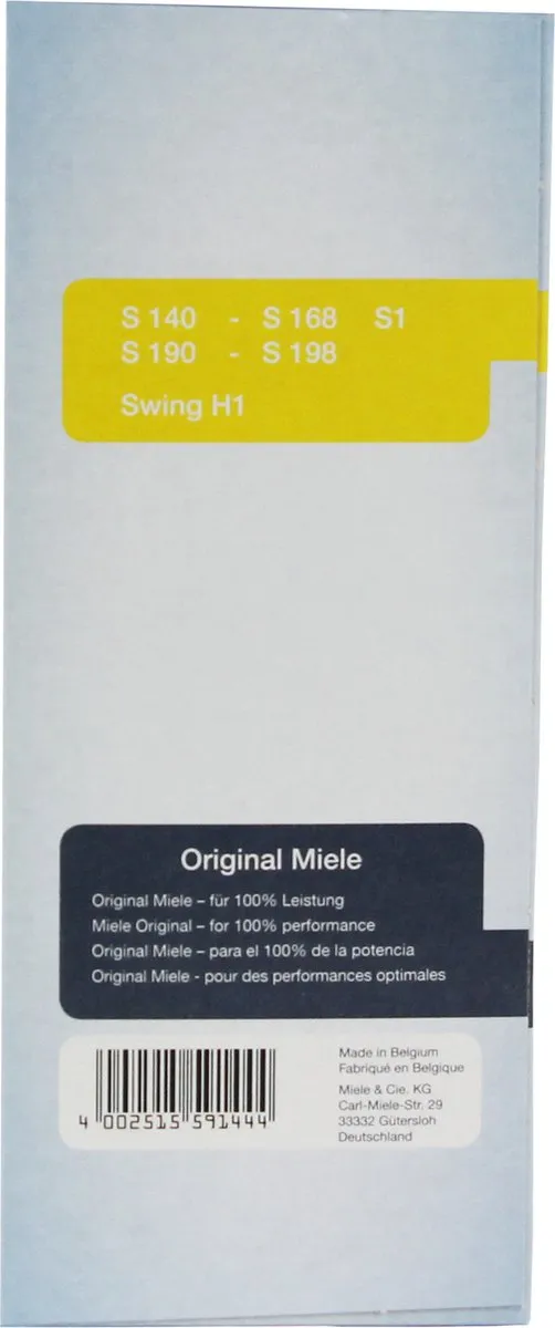 Miele HyClean Efficiency K Stofzuigerzakken - 5 Stuks - afbeelding 6 van 6