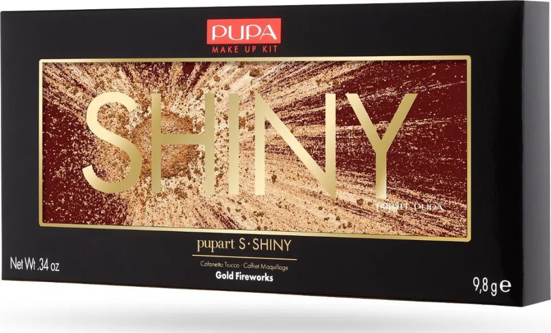 Pupa Milano Pupart S Shiny Gold Fireworks Palet - 16 Kleuren
