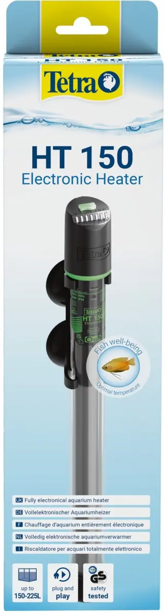 Tetra Onderwatercombinatie HT 150 Aquarium Verwarmingselement - 150W - Zwart