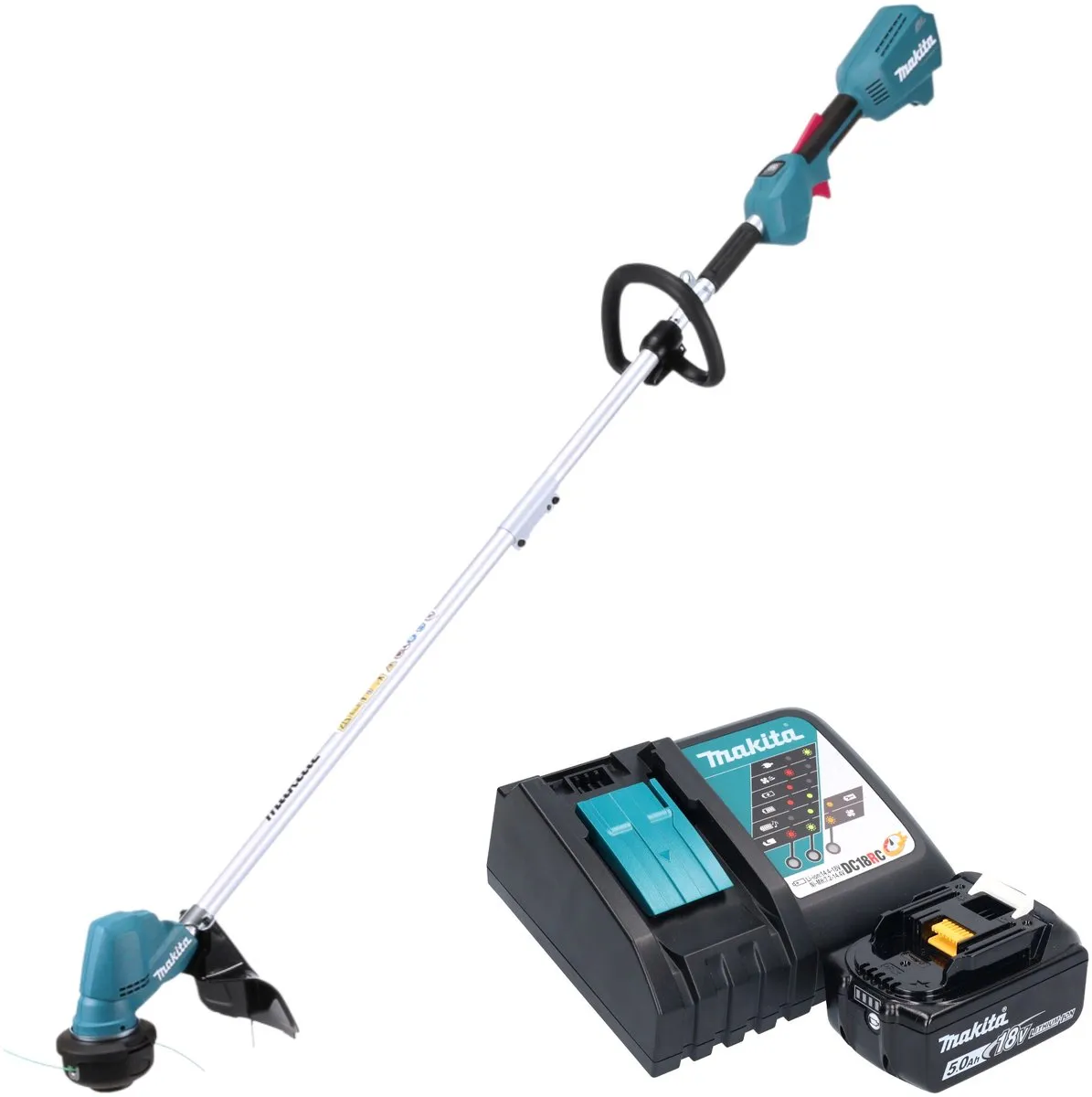 Makita DUR192LRT1 Grastrimmer 18V 5.0Ah - 300mm