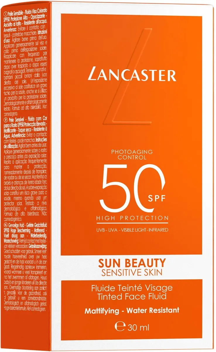 Lancaster Sun Beauty Sensitive Skin Tinted Face Fluid SPF50 - 30ml