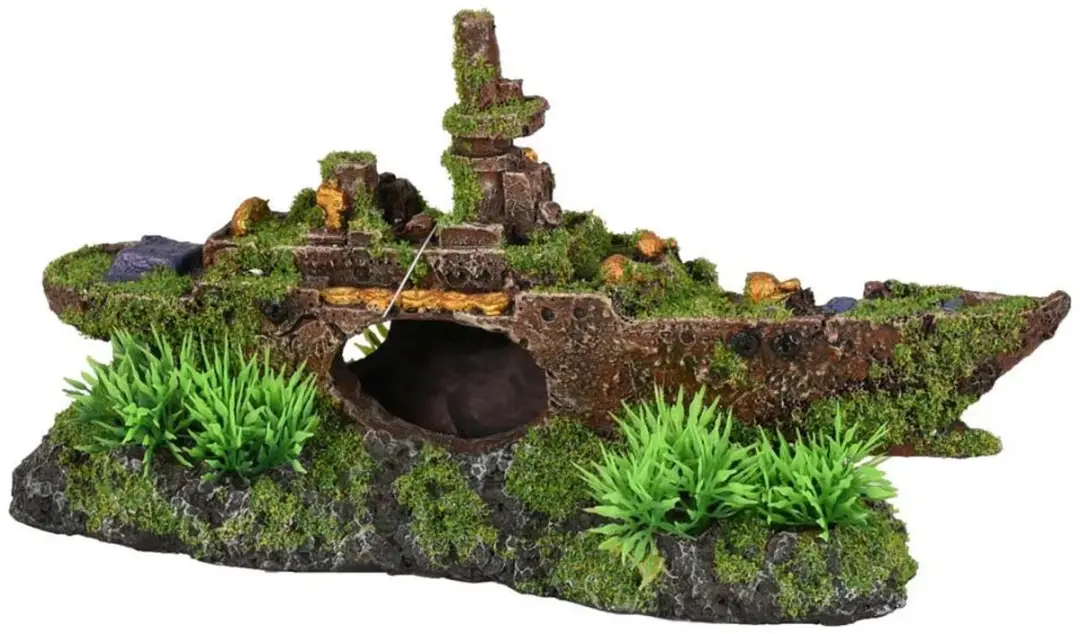 Flamingo Moza Duikboot - 23x7x12cm Groen