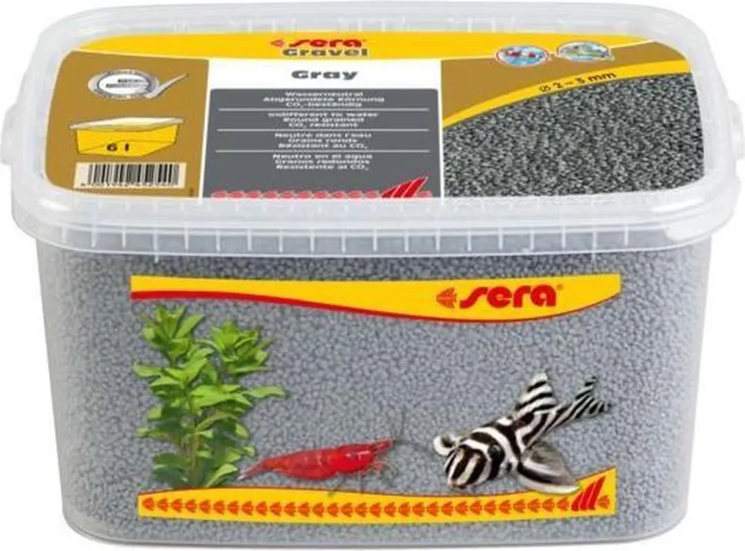 Sera Gravel Gray Bodembedekking 6L