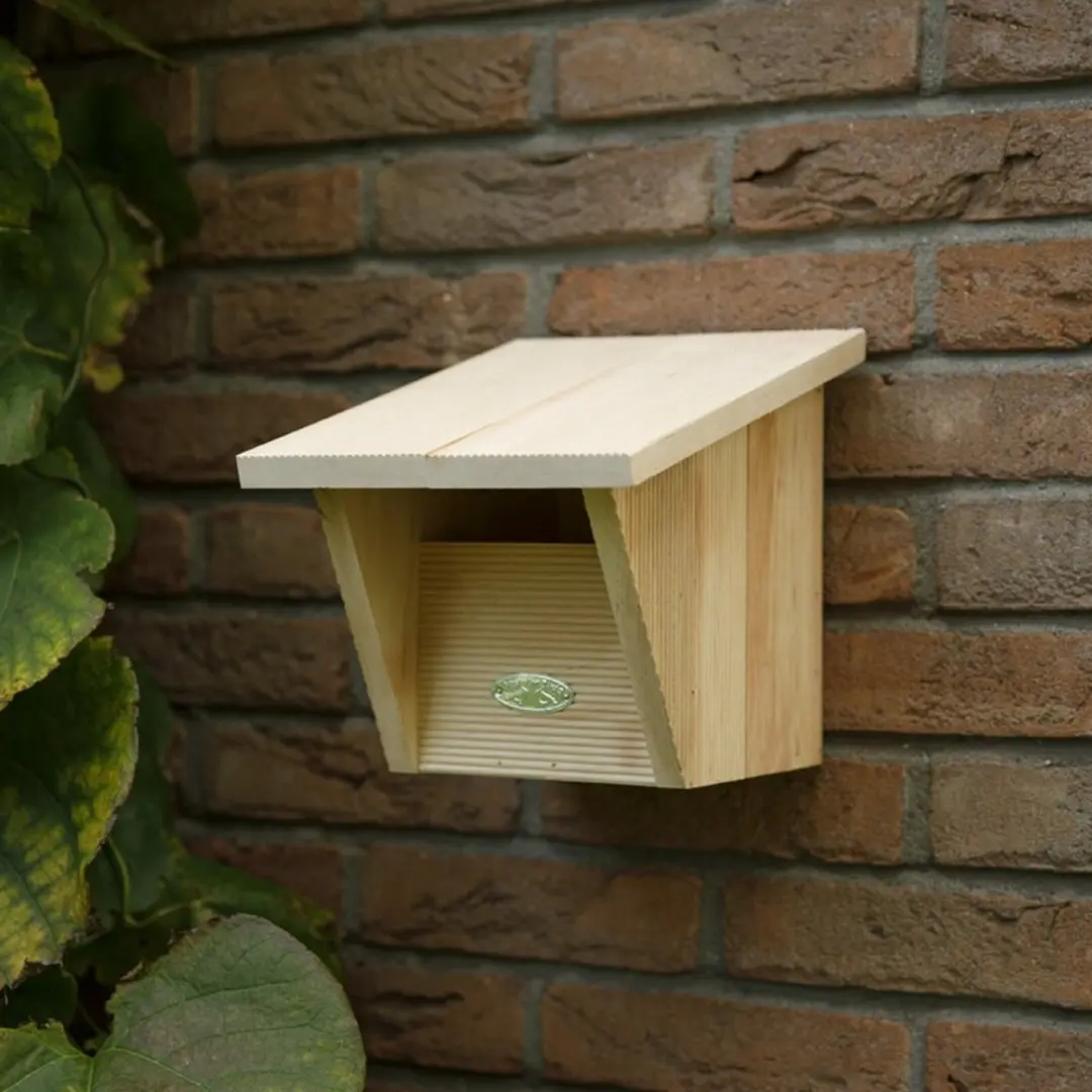 Esschert Design Nestkast Roodborst - Houtkleur - Hangend - afbeelding 6 van 6