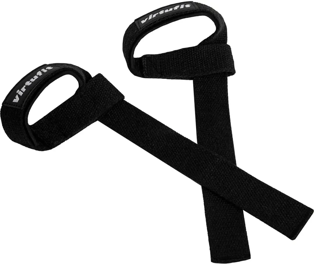 VirtuFit Padded Lifting Straps - Zwart