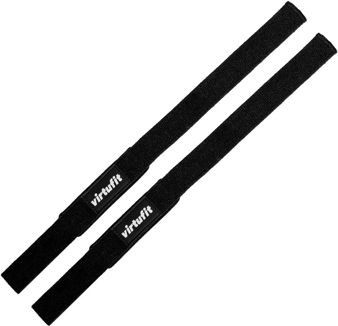 VirtuFit Padded Lifting Straps - Zwart