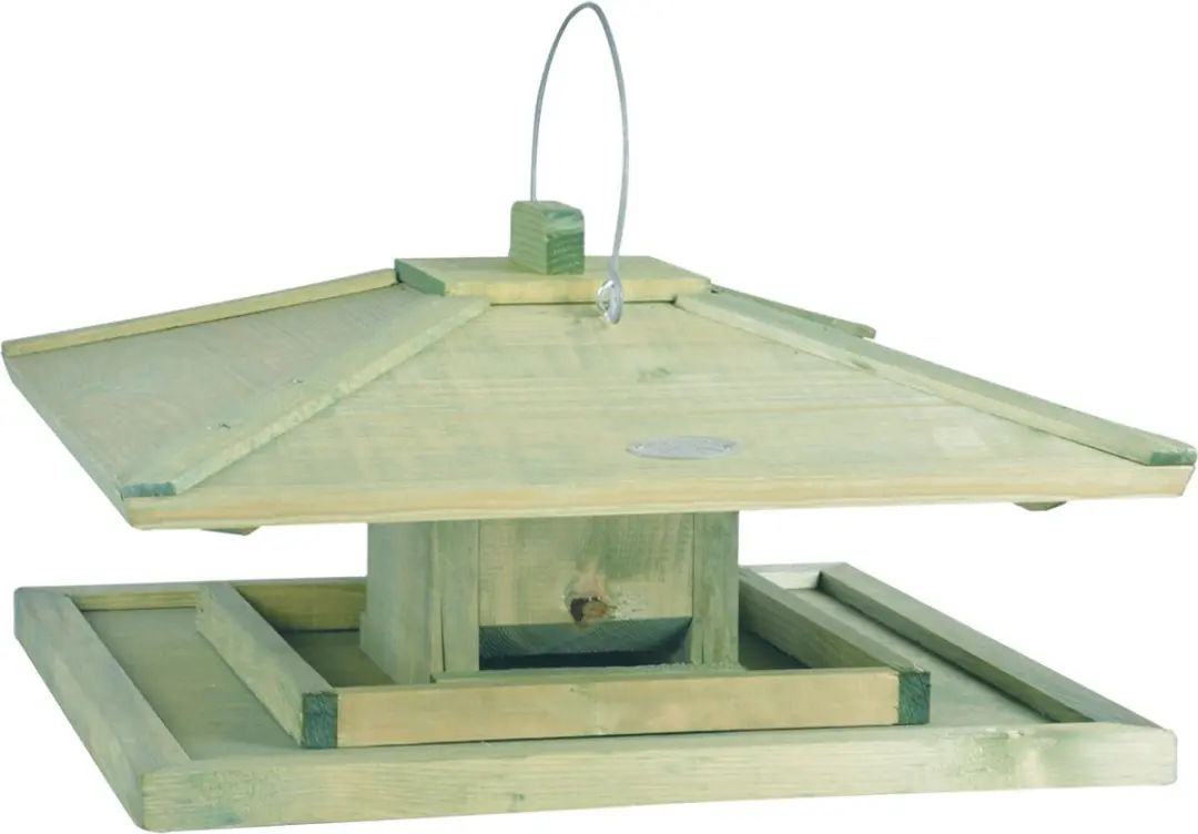 Esschert Design Japans Vogelhuisje 38cm - 2 Stuks - Beige