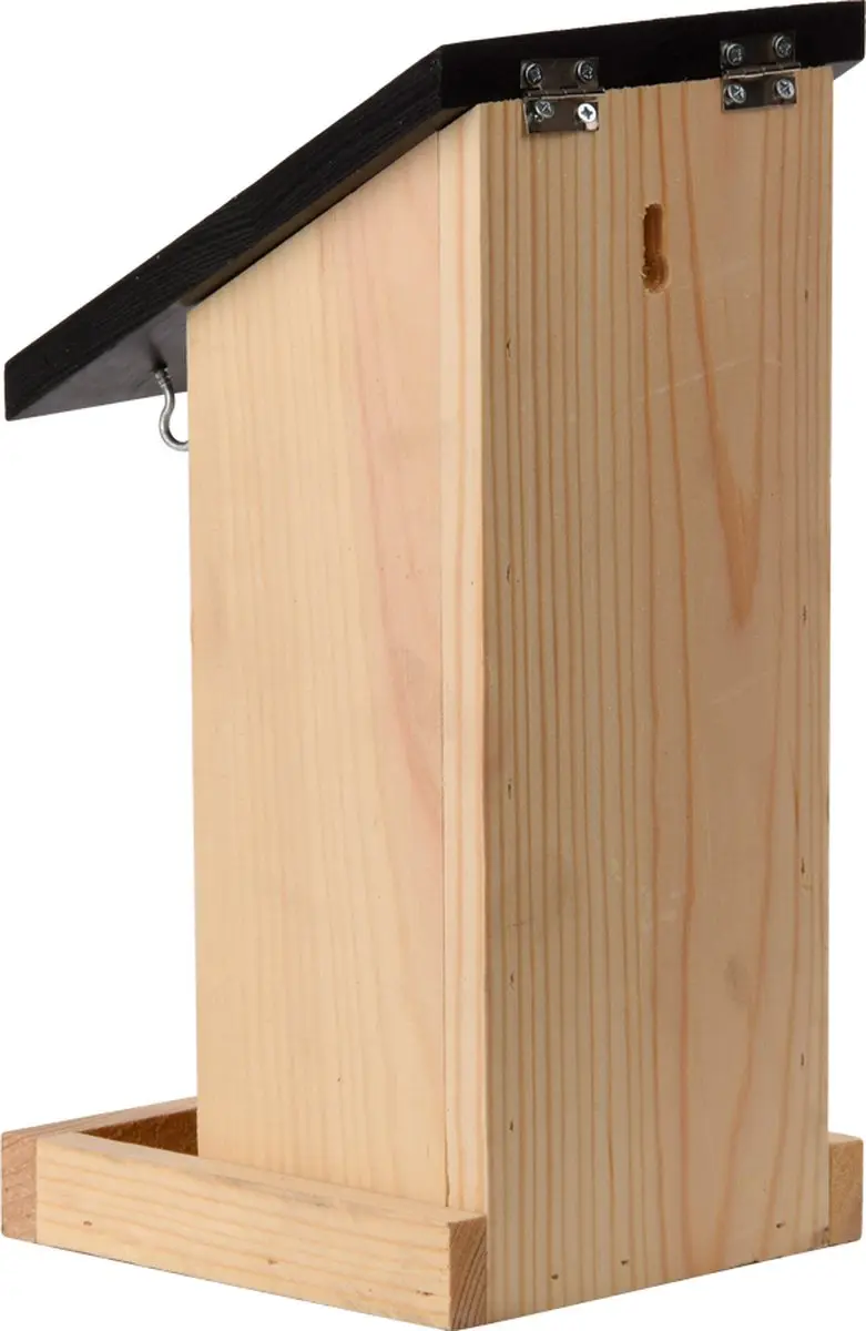 Esschert Design Muurvoedersilo Hout - Rood