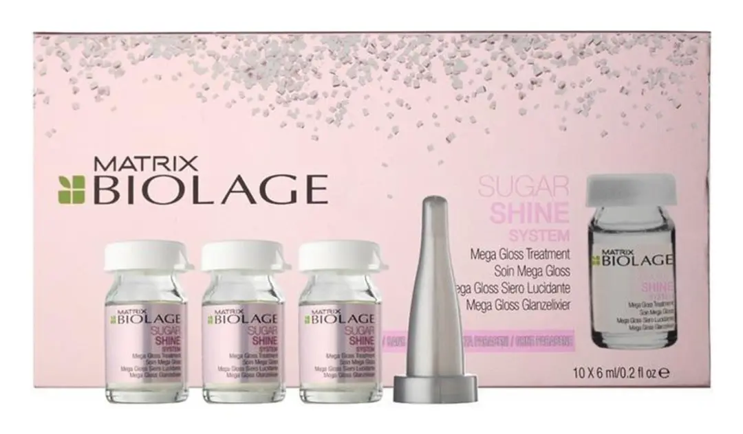Matrix Biolage Mega Gloss Treatment Sugar Shine System - 10x6ml